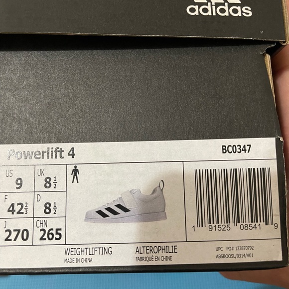 *MOVING SALE*  BNWT adidas powerlift 4 training shoes - Picture 3 of 4